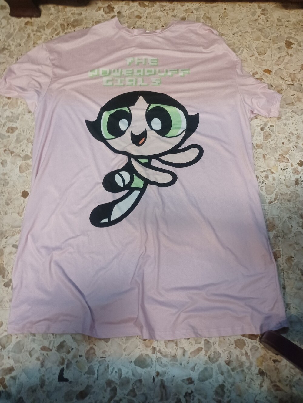 Cartoon Network Powerpuff Girls Women's Short Sleeve Sleep Shirt 2XL Pink